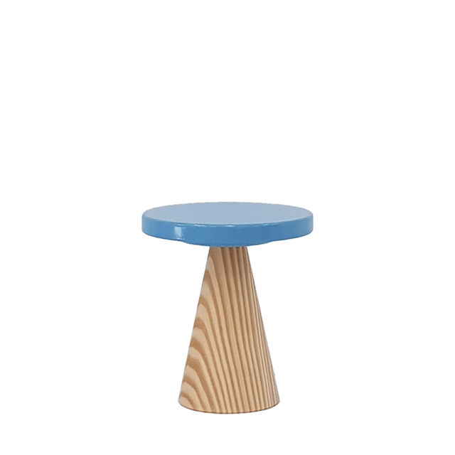 Soporte Linha Wood Azul Vintage