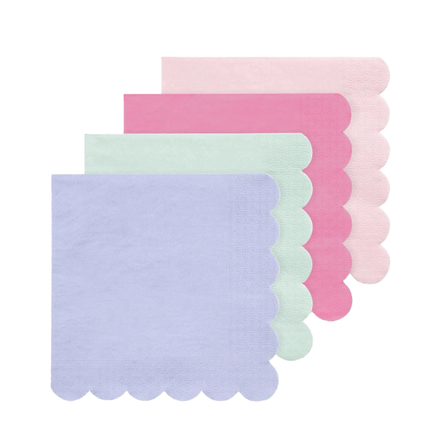 Servilletas pequeñas multicolor/20 uds.