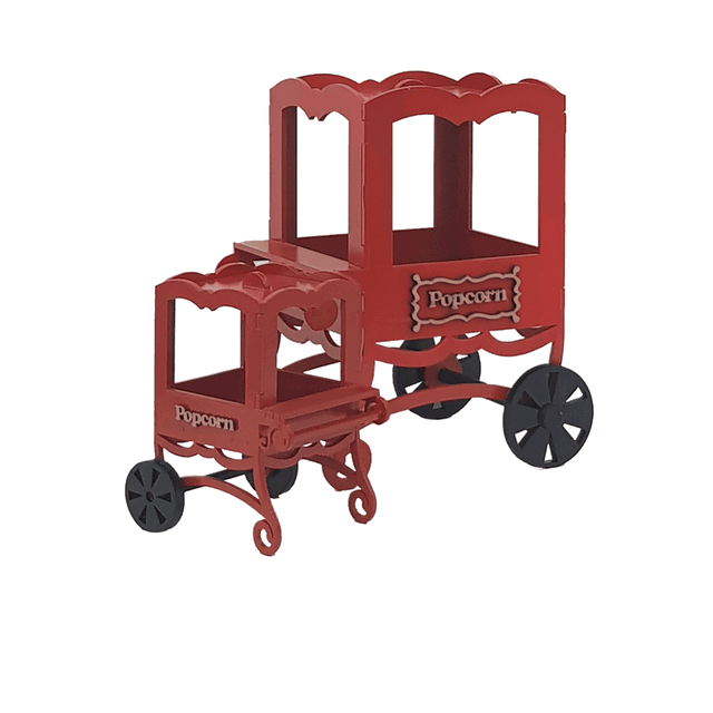 Carrito de Palomitas Rojo