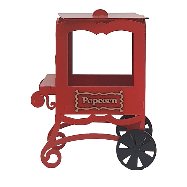 Carrito de Palomitas Rojo