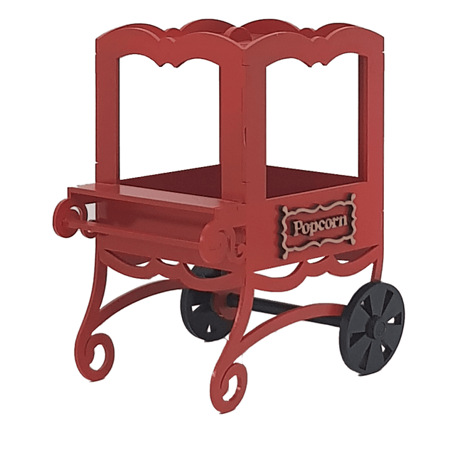Carrito de Palomitas Rojo
