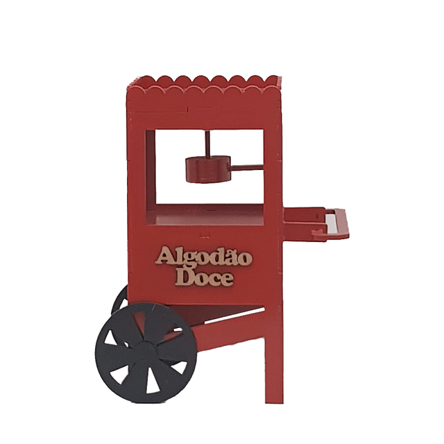 Carrito Algodón Dulce Rojo