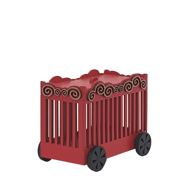 Mini Jaula de Circo Rojo