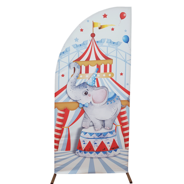 Panel Media Luna Circo Elefante