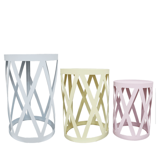 Trio Cilindros Trenzados Candy
