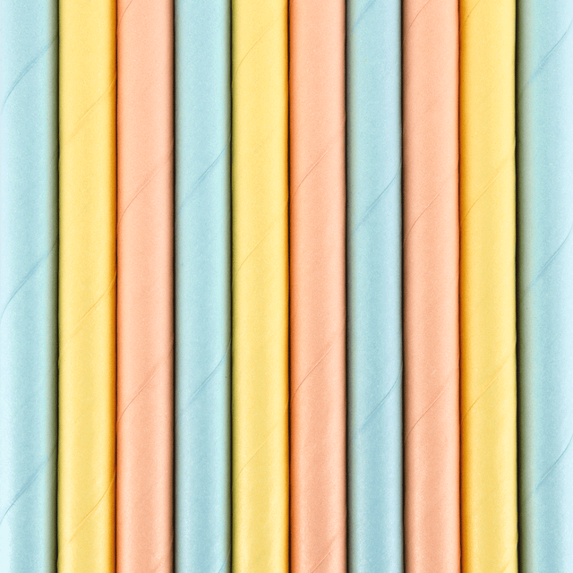 Pajita de papel mix candy