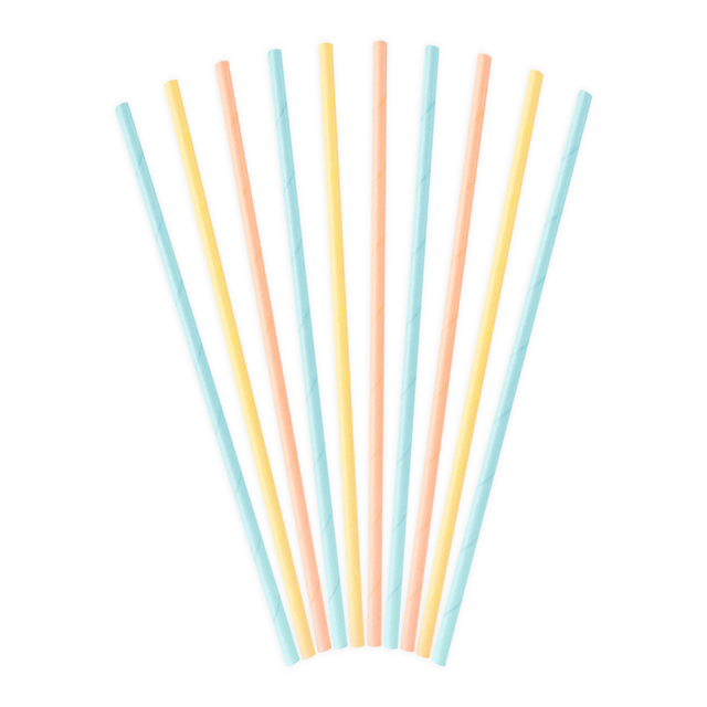 Pajita de papel mix candy
