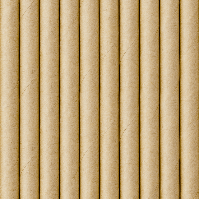 Pajita de papel kraft