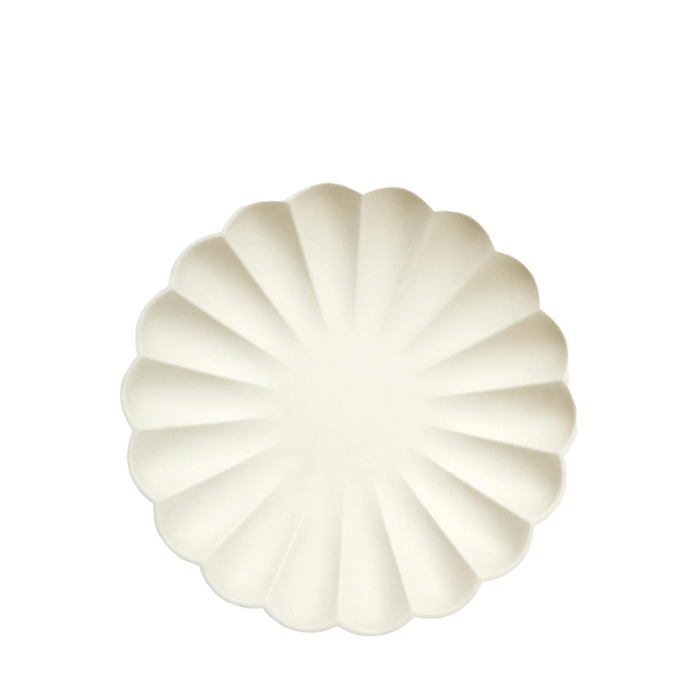 Platos Crema/ 8 uds. ECO