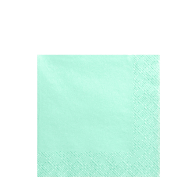 Servilleta menta/ 20 uds.
