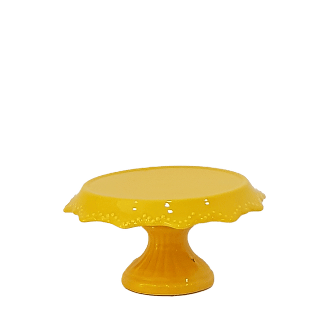 Soporte cerámica grande amarillo
