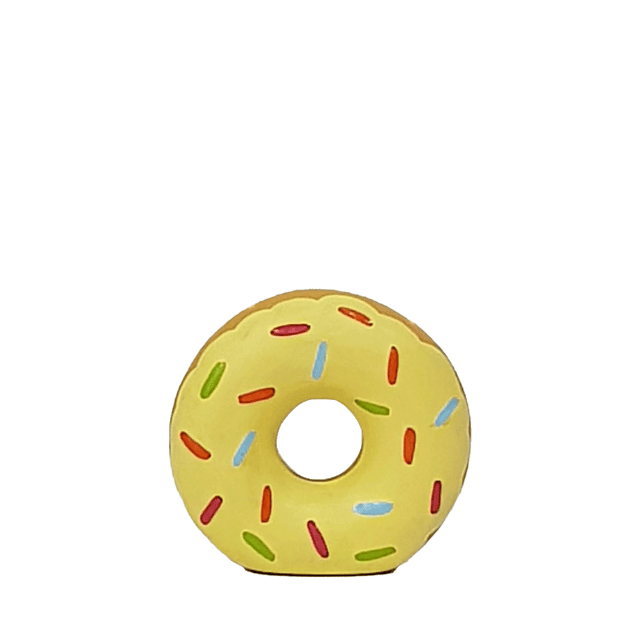 Donut Cerámica Hucha Amarillo