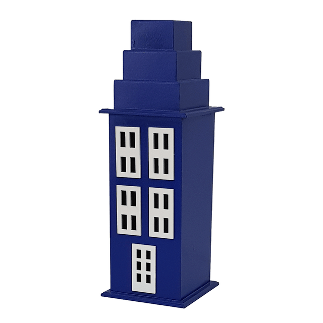Edificio Superhéroe Azul
