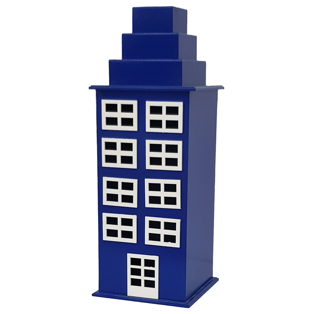 Edificio Superhéroe Azul