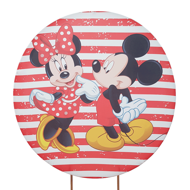 Panel Circular Mickey & Minnie