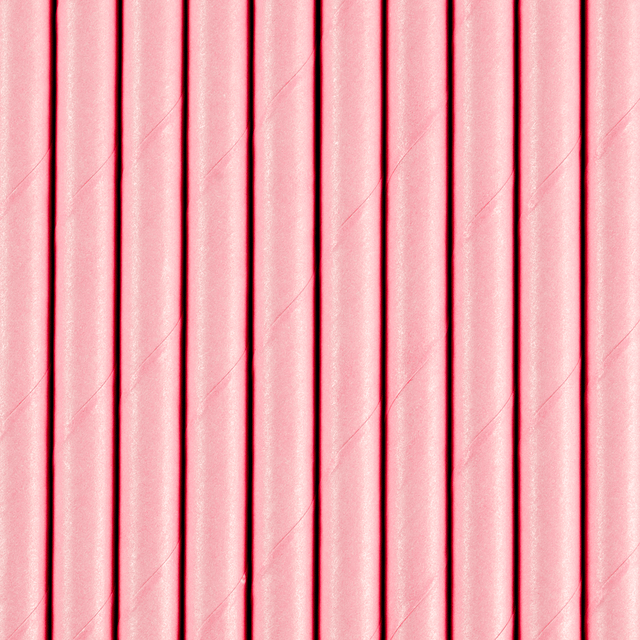 Pajita de papel rosa